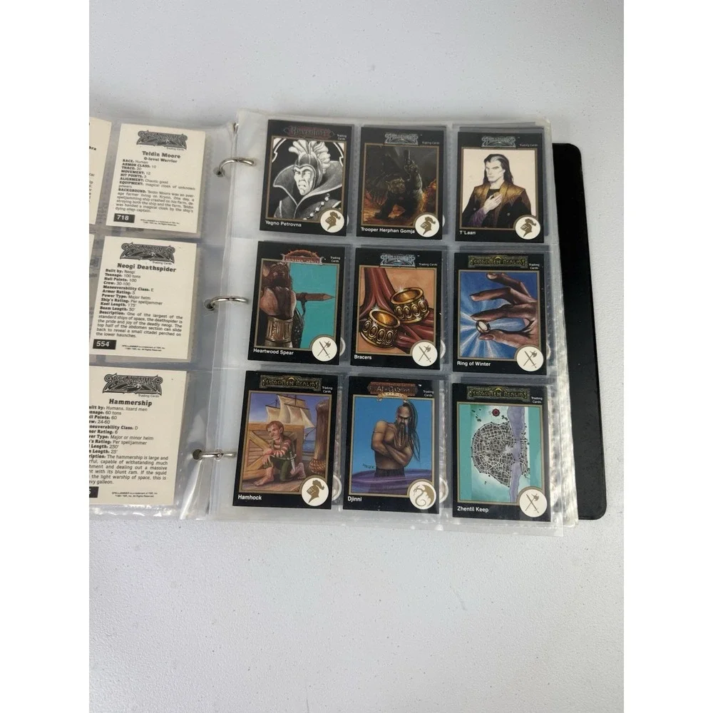Mixed Lot Of TSR 1992 dungeons And dragons cards